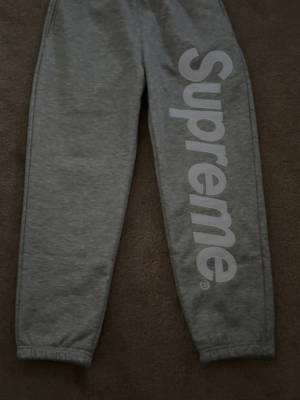 Supreme Satin Applique Sweatpants
